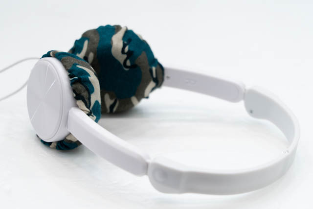 DAISO HEADPHONES FOLDABLEのイヤーパッド与mimimamo兼容 