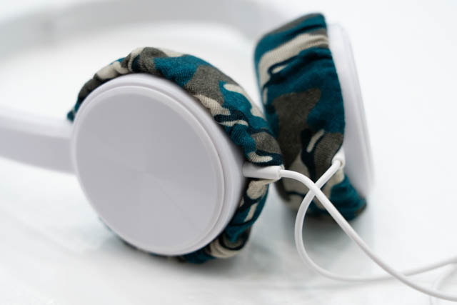 DAISO HEADPHONES FOLDABLEのイヤーパッド与mimimamo兼容 