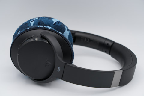 Actual fit test photo 6 of mimimamo Size L Super Stretch Headphone Covers on Avantree Ensemble
