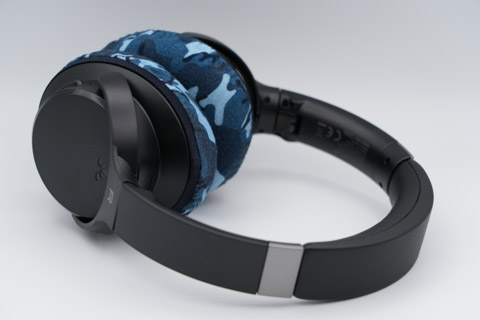 Actual fit test photo 7 of mimimamo Size L Super Stretch Headphone Covers on Avantree Ensemble