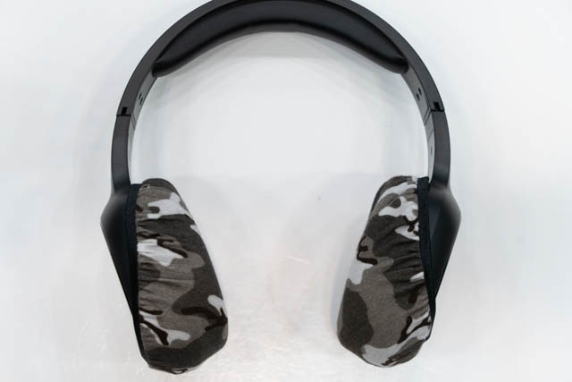 Actual fit test photo 15 of mimimamo Size L Super Stretch Headphone Covers on FSC FS-BTHD01