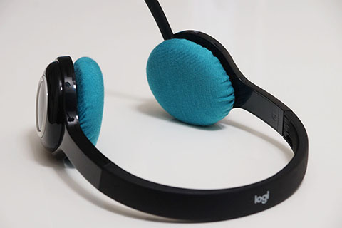 Logicool H600 (H600R) ear pads compatible with mimimamo