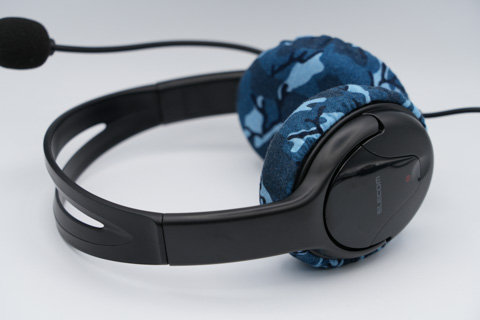 ELECOM HS-HP02SUBK ear pads compatible with mimimamo