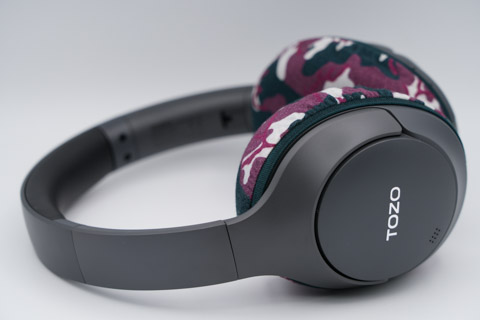 Actual fit test photo 12 of mimimamo Size L Super Stretch Headphone Covers on TOZO HT3