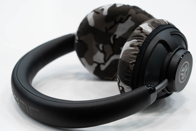 Actual fit test photo 11 of mimimamo Size L Super Stretch Headphone Covers on JLab JBuds Open Wireless