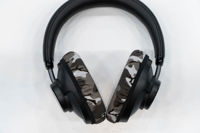 Actual fit test photo 15 of mimimamo Size L Super Stretch Headphone Covers on JLab JBuds Open Wireless