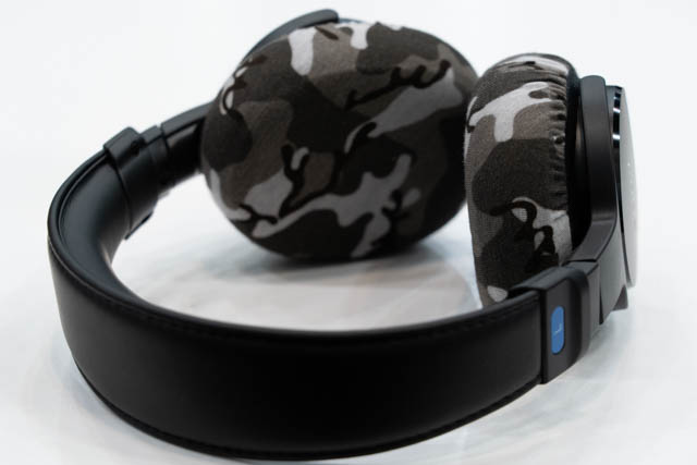 Actual fit test photo 10 of mimimamo Size L Super Stretch Headphone Covers on SONY MDR-M1Q