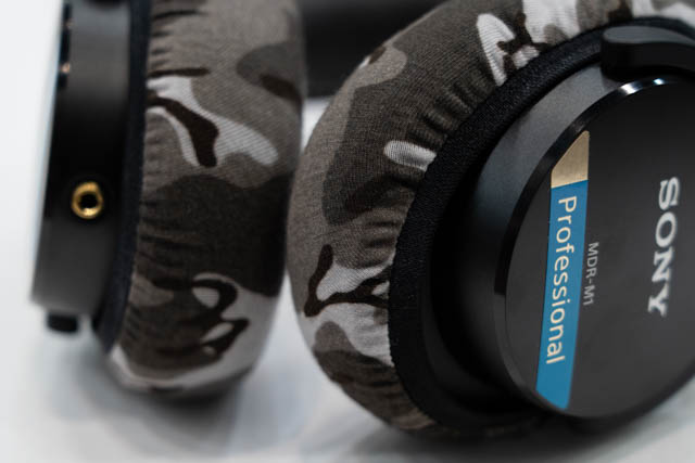 Actual fit test photo 17 of mimimamo Size L Super Stretch Headphone Covers on SONY MDR-M1Q