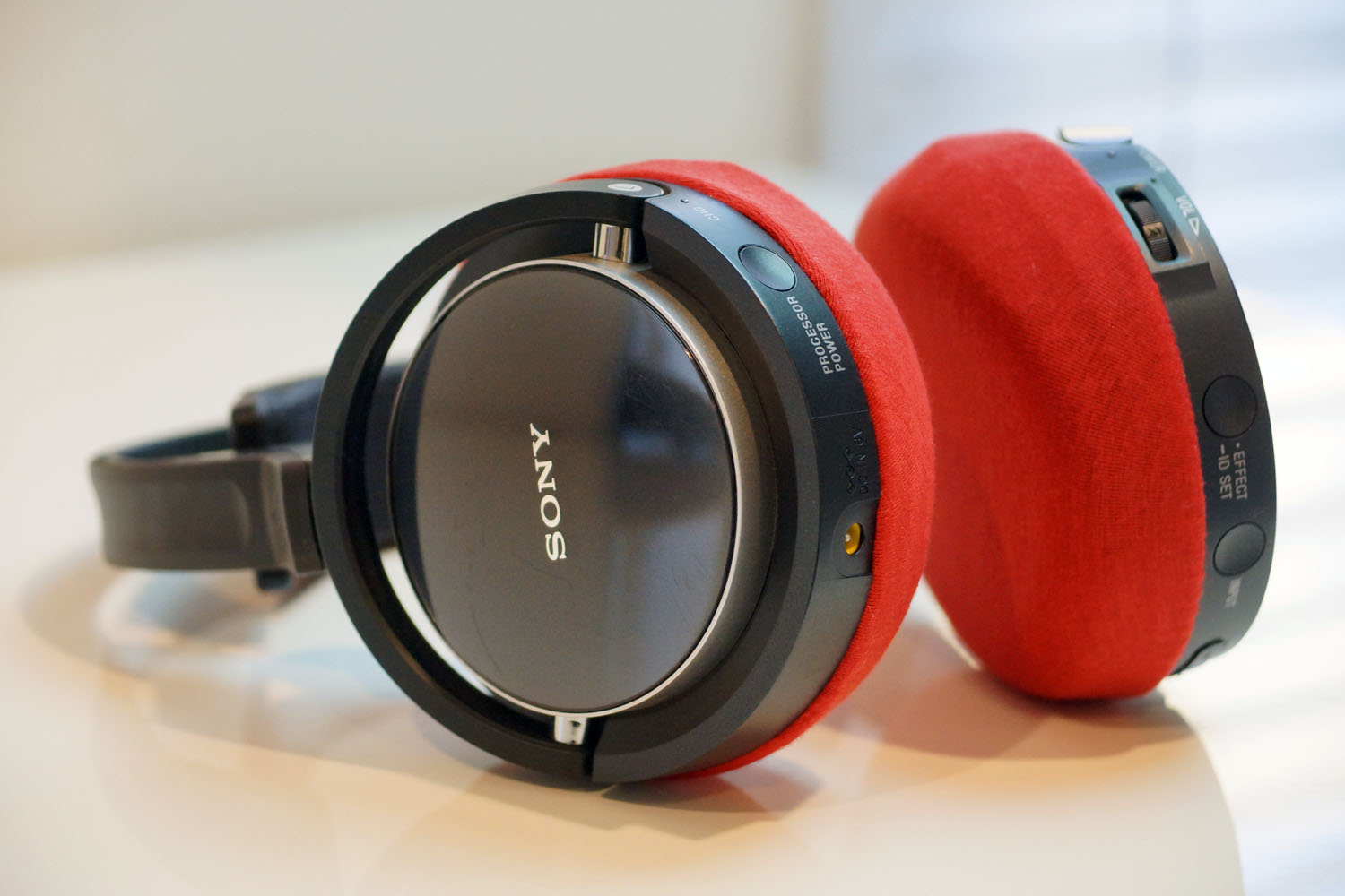 SONY MDR-RF7100 earpad repair and protection: Super Stretch 