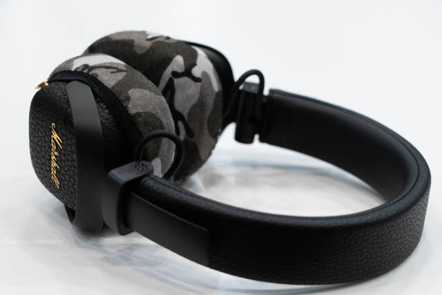Actual fit test photo 7 of mimimamo Size M Super Stretch Headphone Covers on Marshall MILTON A.N.C.