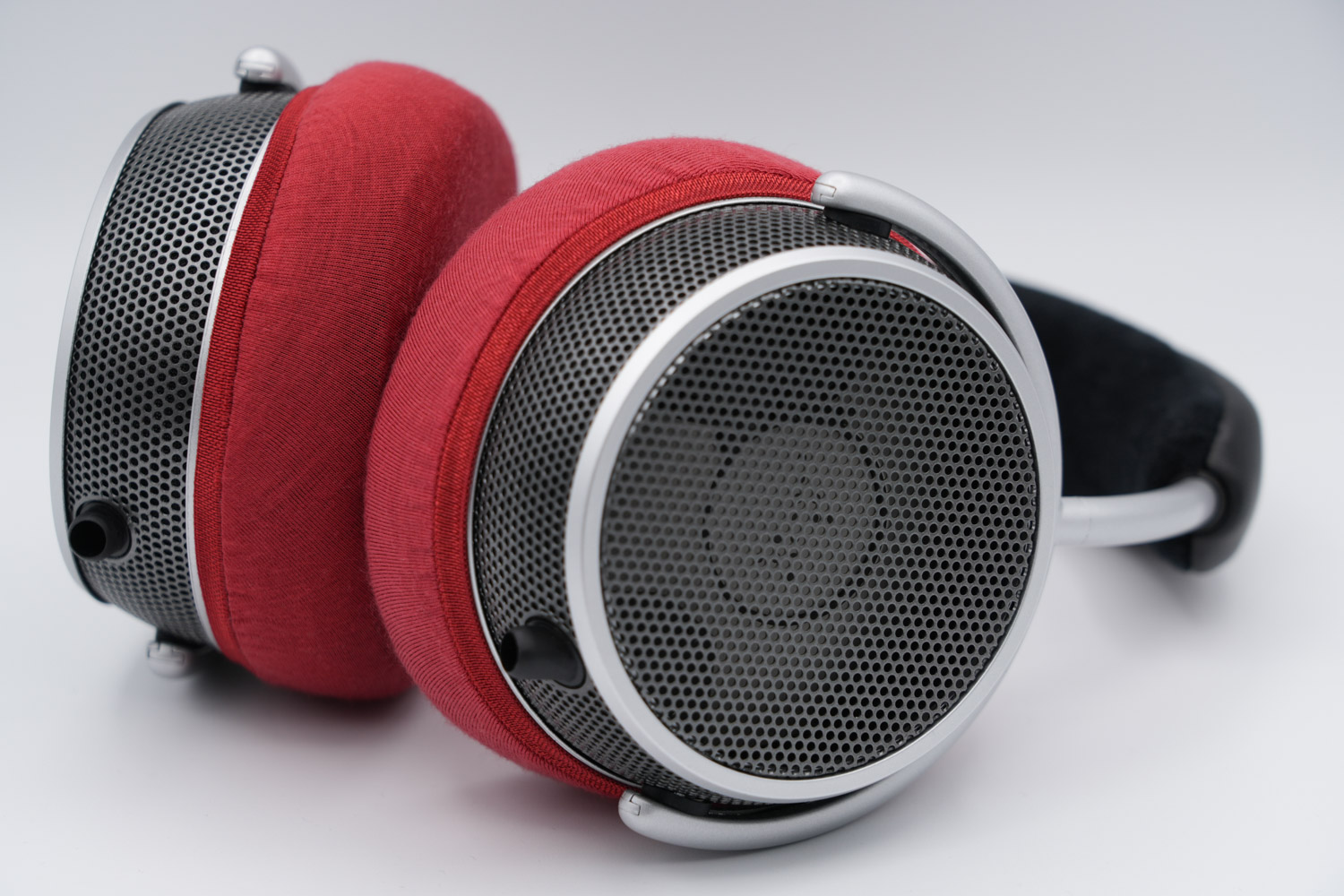Actual fit test photo 2 of mimimamo Size L Super Stretch Headphone Covers on Grell Audio OAE2