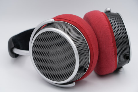 Actual fit test photo 14 of mimimamo Size L Super Stretch Headphone Covers on Grell Audio OAE2