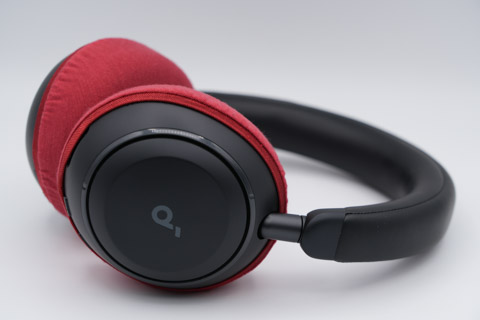 Actual fit test photo 5 of mimimamo Size L Super Stretch Headphone Covers on Anker Soundcore Space 2