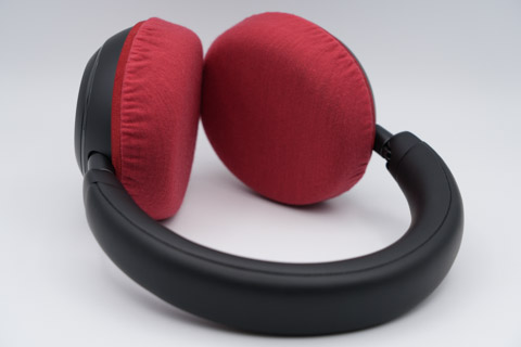 Actual fit test photo 8 of mimimamo Size L Super Stretch Headphone Covers on Anker Soundcore Space 2