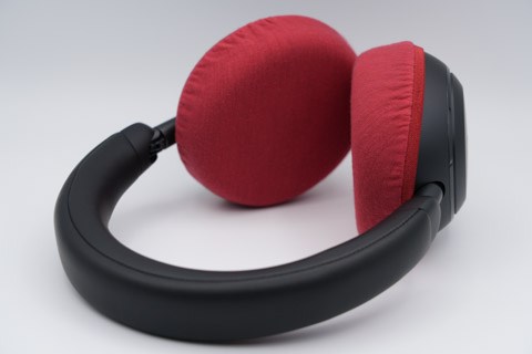 Actual fit test photo 10 of mimimamo Size L Super Stretch Headphone Covers on Anker Soundcore Space 2
