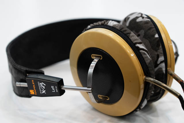 Actual fit test photo 14 of mimimamo Size L Super Stretch Headphone Covers on NAPOLEX X-23