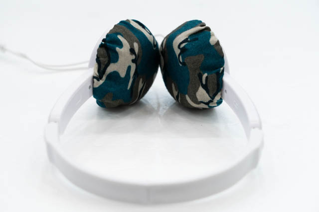 DAISO HEADPHONES FOLDABLEのイヤーパッドへのmimimamoの対応