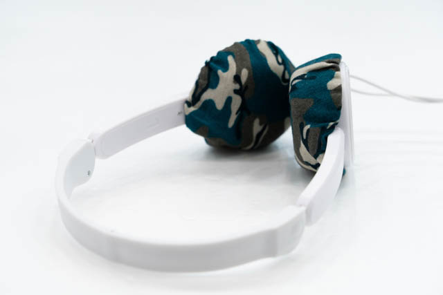 DAISO HEADPHONES FOLDABLEのイヤーパッドへのmimimamoの対応