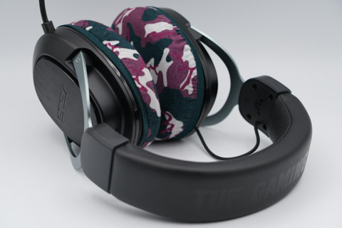 ASUS TUF GAMMING H3 Wirelessのイヤーパッドへのmimimamoの対応
