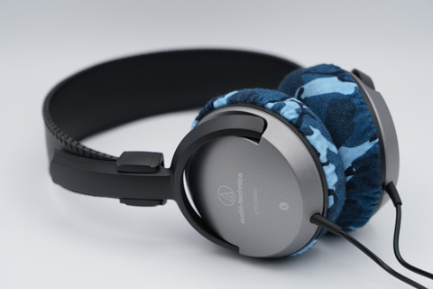 audio-technica ATH-250AVのイヤーパッド與mimimamo兼容