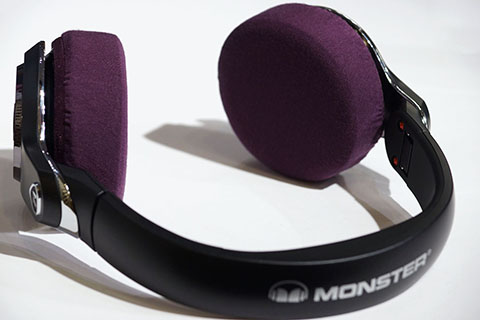 MONSTER ELEMENTS WIRELESS OVER-EARのイヤーパッド與mimimamo兼容

