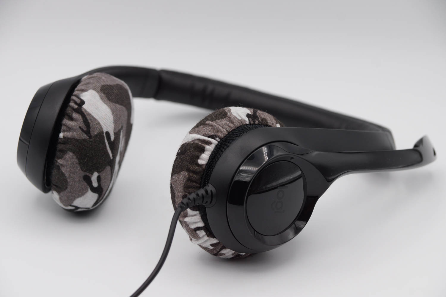 Logicool H390のイヤーパッド與mimimamo兼容
