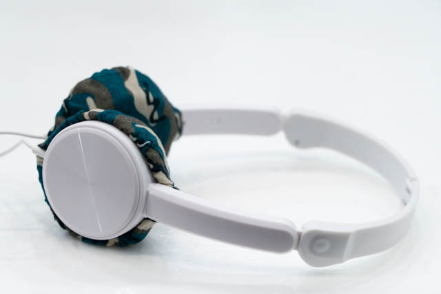 DAISO HEADPHONES FOLDABLEのイヤーパッド與mimimamo兼容