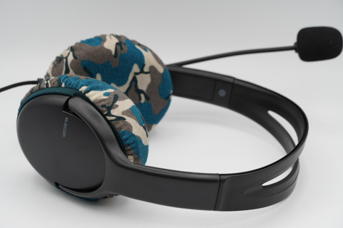 ELECOM HS-HP07SUBKのイヤーパッド與mimimamo兼容