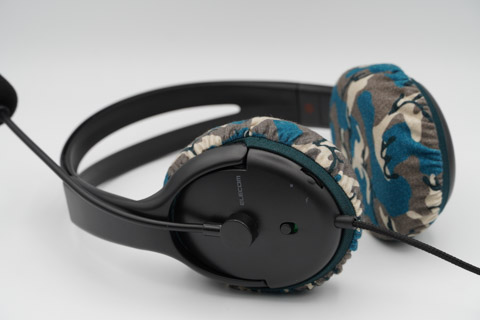 ELECOM HS-HP07SUBKのイヤーパッド與mimimamo兼容